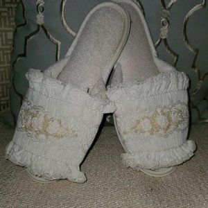 Hand Embroidered Wedding Slippers
